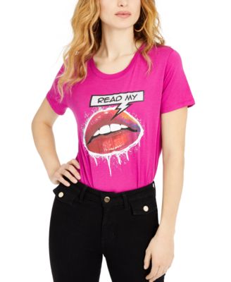 guess lips t shirt