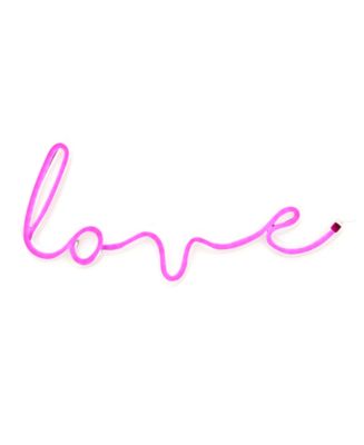 Cocus Pocus Cursive 'love' LED Neon Sign - Macy's