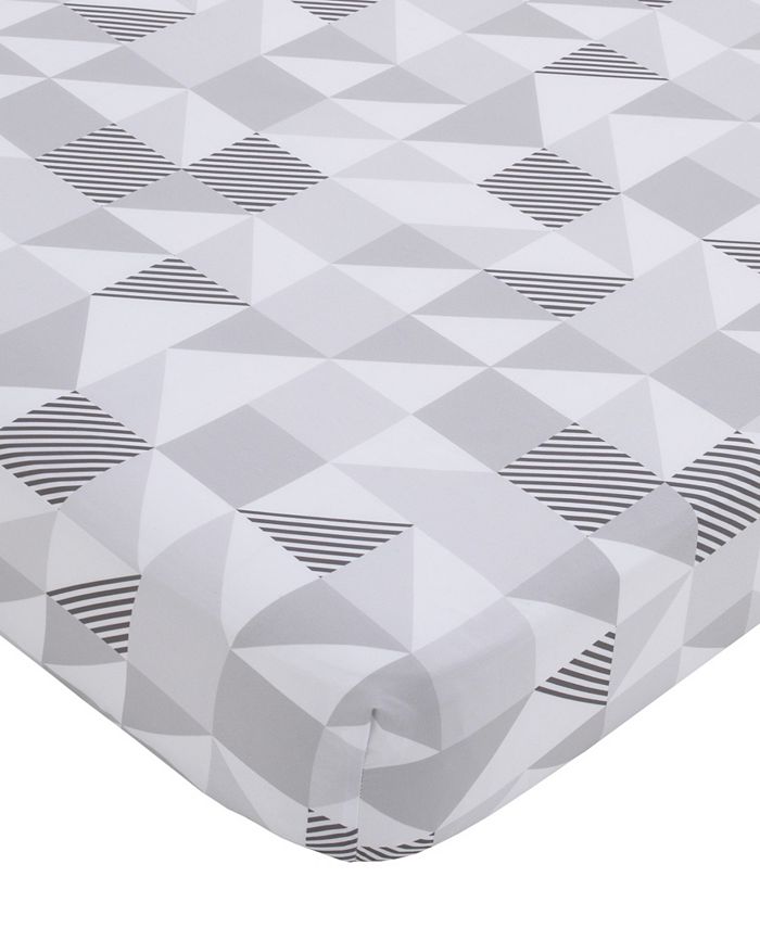 NoJo - NoJo Modern Geometric Print Fitted Crib Sheet