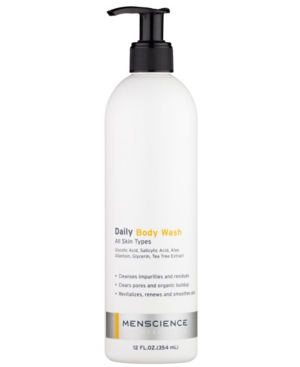 Shop Menscience Daily Body Wash Cleanser For Men 12 Fl.oz.