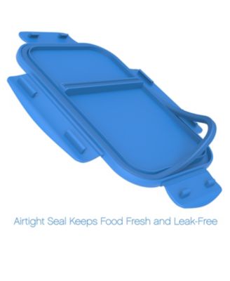 Small Divided Glass Food Storage Container