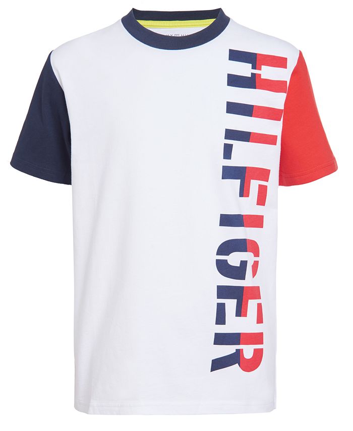 Tommy Hilfiger Baby Logo-Print Cotton T-Shirt & Reviews - Shirts Tops - - Macy's