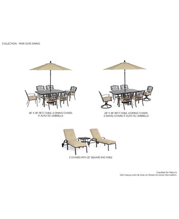 Agio - Park Gate Outdoor 7-Pc. Set (Rectangular Dining Table & 6 Dining Chairs)