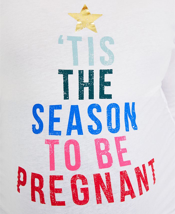 Motherhood Maternity Plus Size 'Tis The Season To Be Pregnant