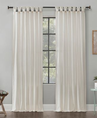 Washed Cotton Twist Tab Curtain
