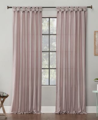 Washed Cotton Twist Tab Curtain Panel Collection