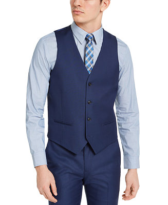 Alfani Men's Slim-Fit Stretch Solid Suit Vest, Created for Macy's ...