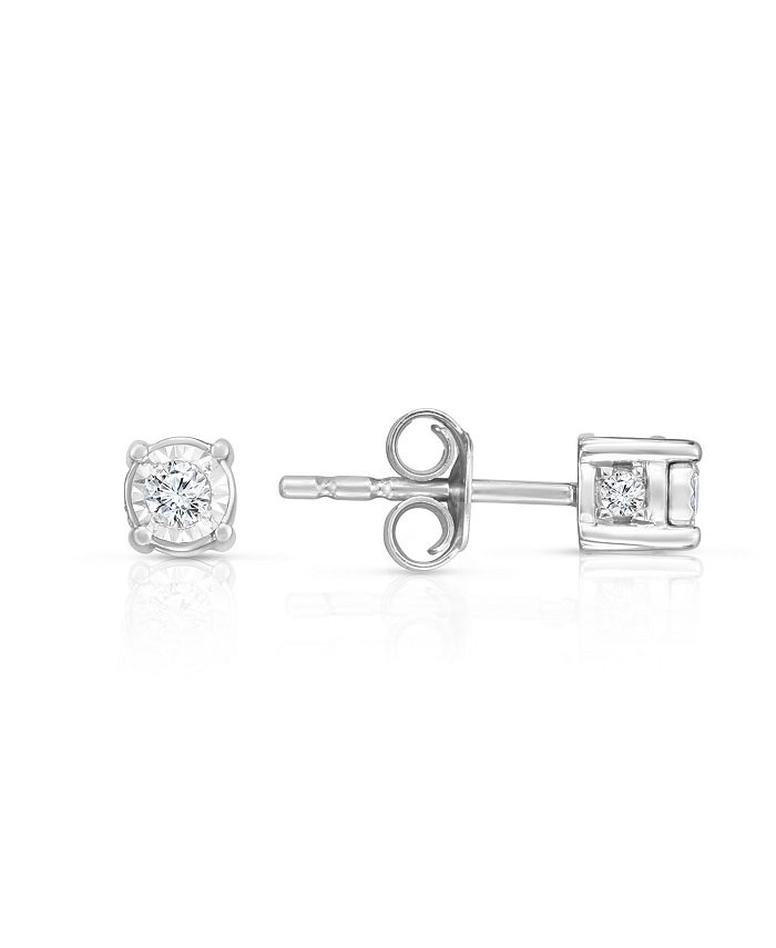 Macy's trumiracle diamond stud earrings Clearance