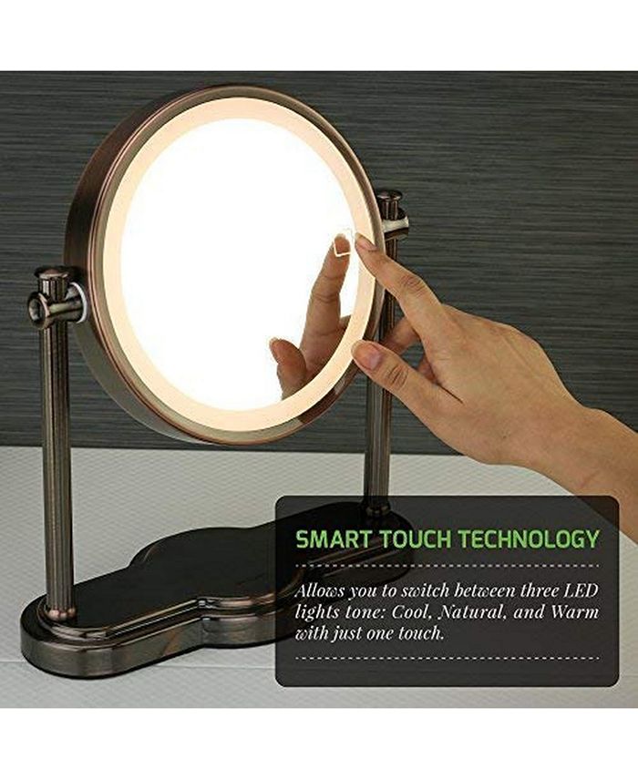 OVENTE LED Lighted Makeup Mirror, Tabletop Vanity Mirror Macy's