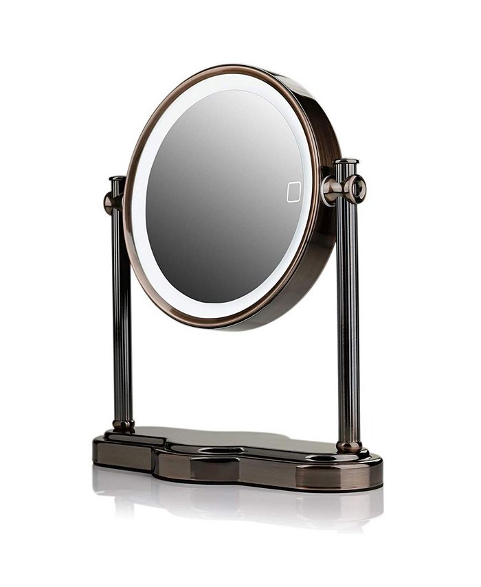 Ovente Led Lighted Makeup Mirror, Lighted Tabletop Vanity Mirror