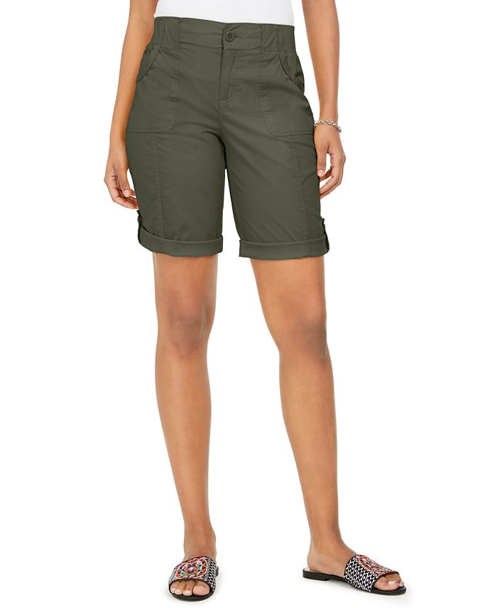 Style & Co Petite Cotton Bermuda Shorts, Created for Macy's - Macy's
