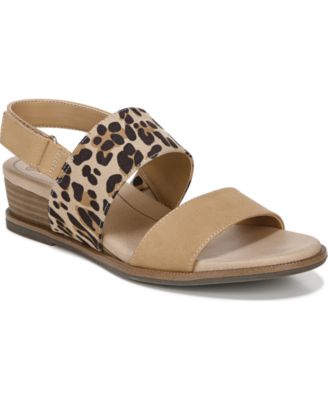 dr scholl's leopard wedge