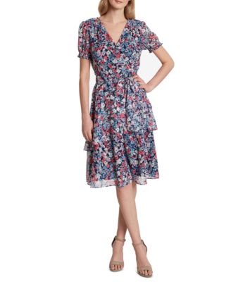 Tahari ASL - Floral-Print Wrap Dress
