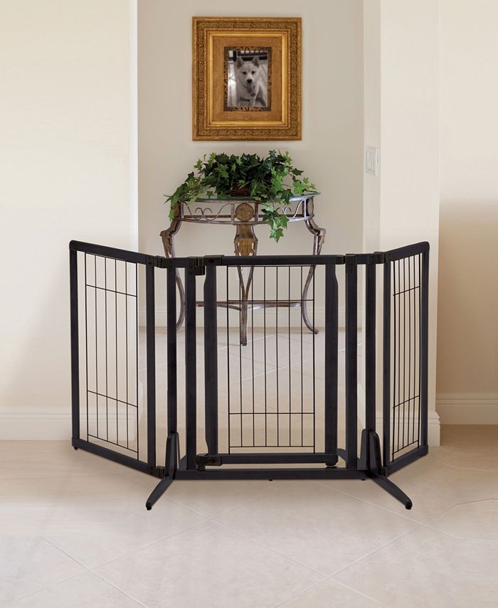Richell Premium Plus Freestanding Pet Gate Macy's