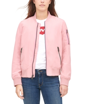 image of Levi-s Women-s Zip-Detail Bomber Jacket