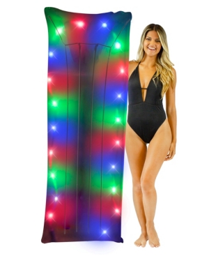 Shop Poolcandy Illuminated Led 72" Swimming Pool Raft In Clear
