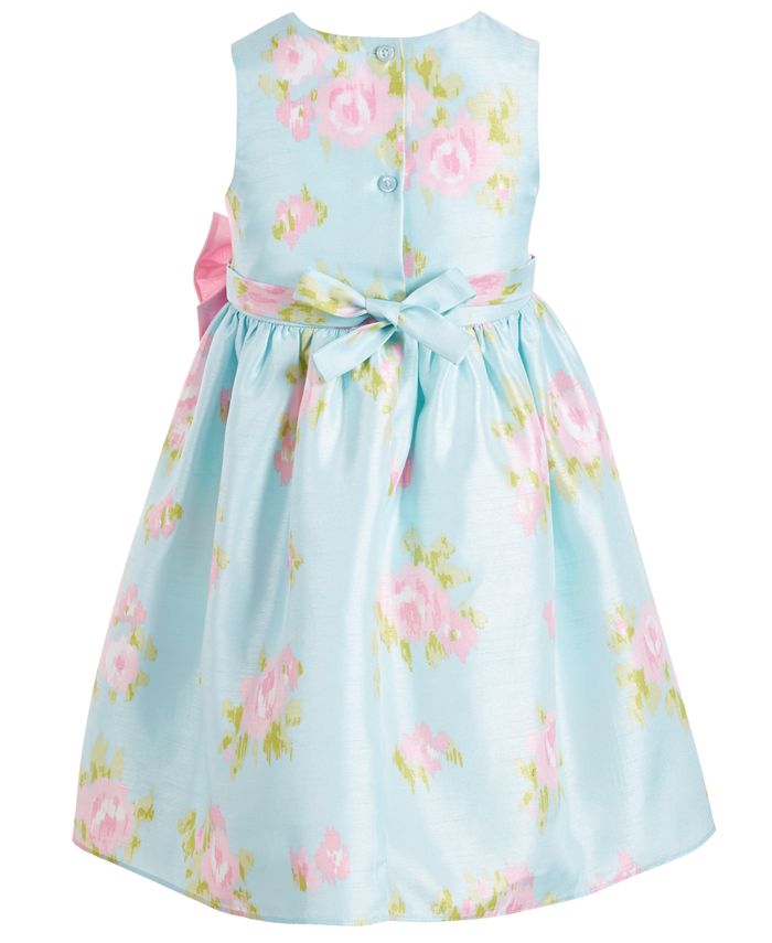 Good Lad Little Girls Floral Shantung Dress - Macy's