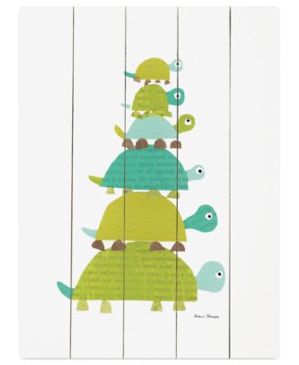 ArteHouse - Six Turtles Wooden Sign