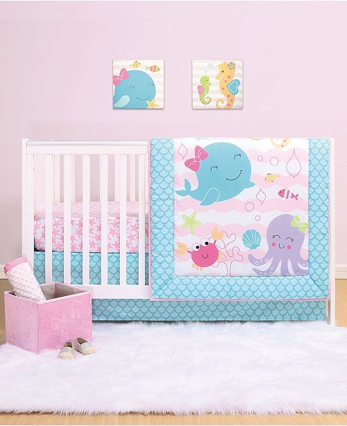 Belle Sea Sweetie 4 Piece Crib Bedding Set Reviews Bedding