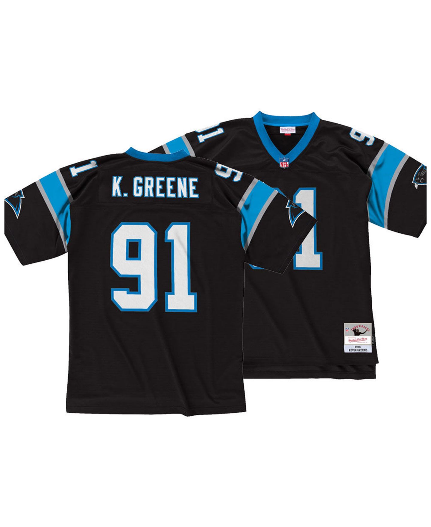 Мужской топ Mitchell & Ness Kevin Greene Carolina Panthers Replica Throwback Jersey — фото 1