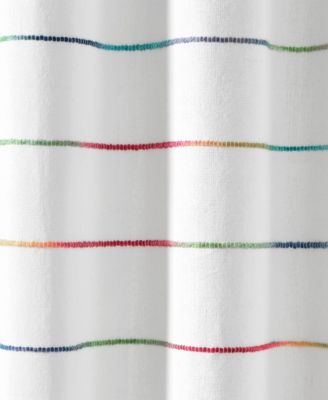Ombre Stripe Yarn Dyed Cotton Shower Curtain, 72" x 72"