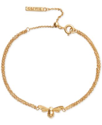 Olivia Burton - Lucky Bee Pendant Chain Bracelet