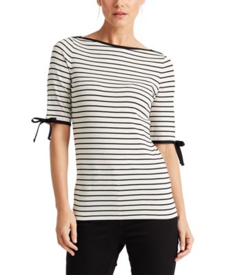 macy's ralph lauren petite tops