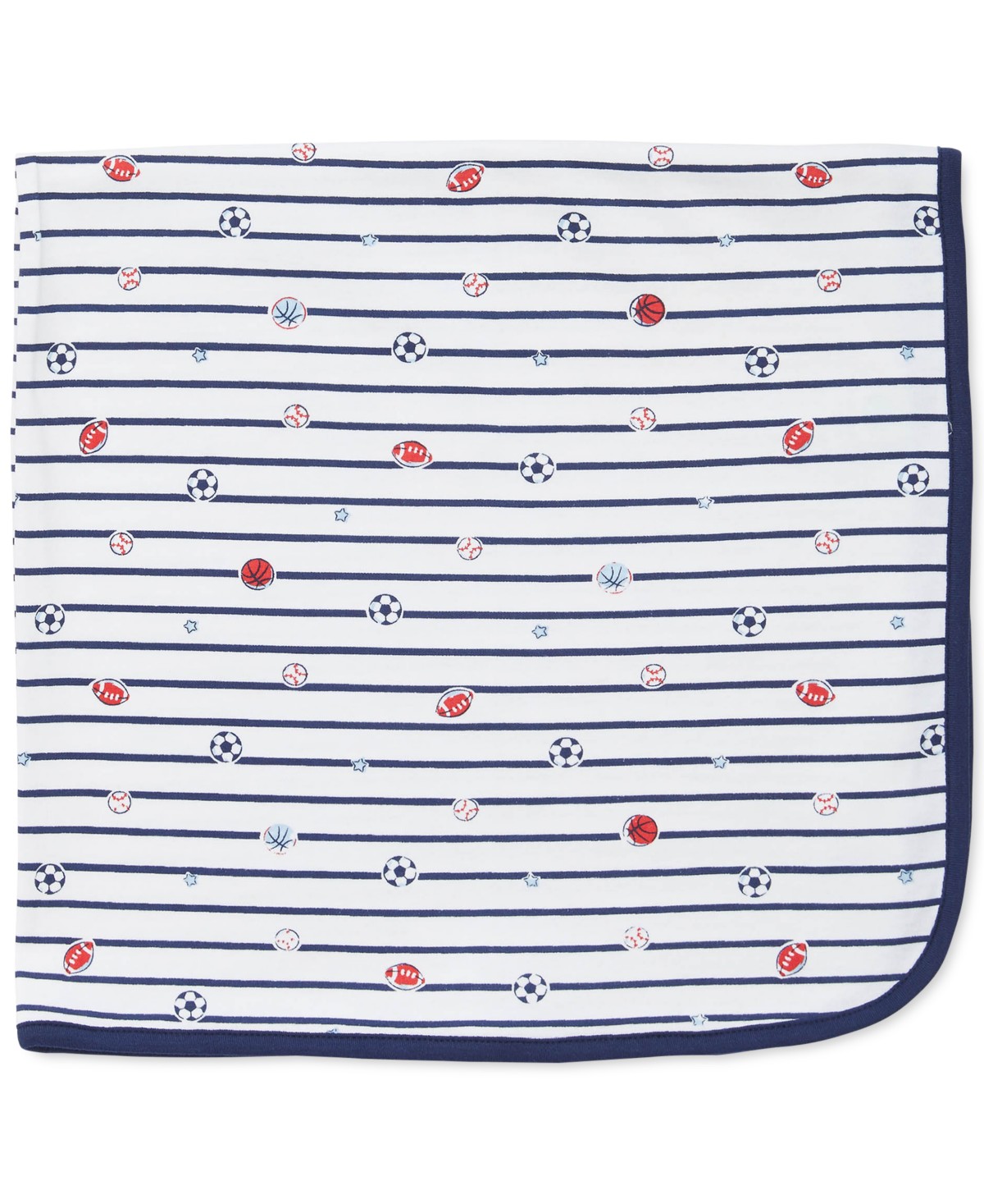 Детские Little Me Baby Boys Sports Star Printed Cotton Blanket — фото 2