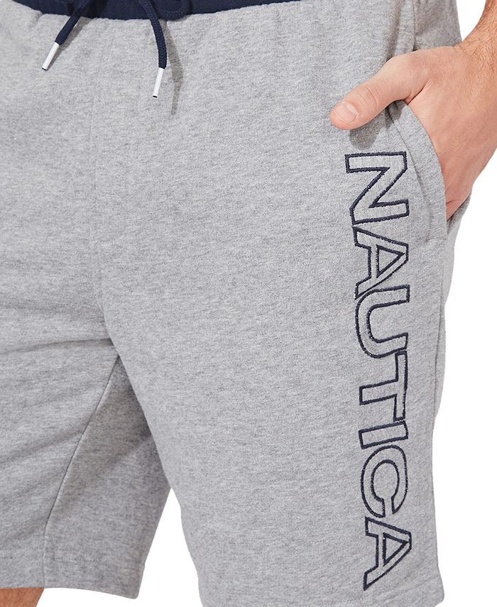 Nautica - Men's Fleece Knit Logo Shorts