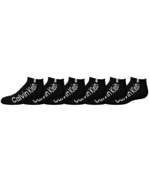 Calvin Klein Big Boys No Show Performance Socks 6 Pack