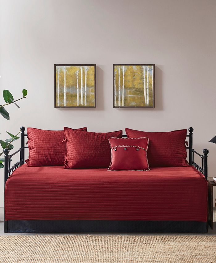 Madison Park Ridge 6 Piece Daybed Reversible Daybed Cover Set & Reviews