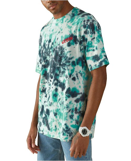 Guess Men S Tie Dye T Shirt Reviews T Shirts Men Macy S