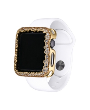 Shop Skyb Champagne Bubbles Apple Watch Case, Series 1-3, 38mm In Gold-tone
