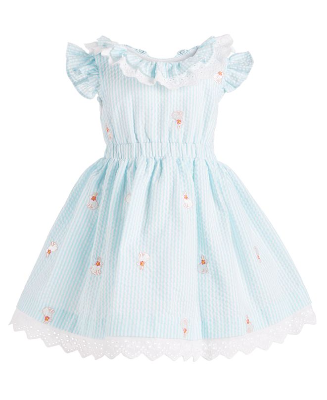 Bonnie Baby Baby Girls Seersucker Bunny Dress & Reviews - All Girls ...