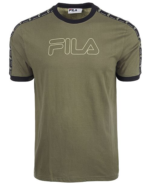 Fila Men S Thebe Logo T Shirt Reviews T Shirts Men Macy S