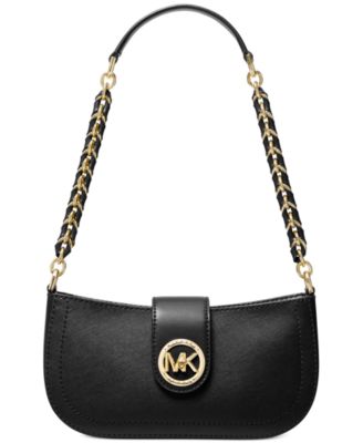 michael kors black shoulder purse