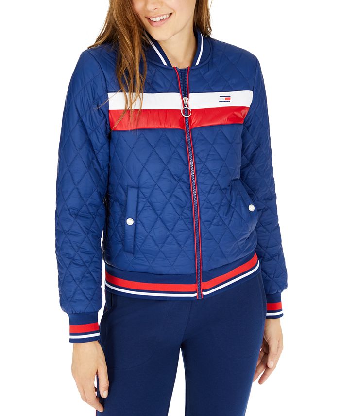 Tommy Hilfiger Quilted Bomber Jacket - Macy's