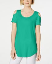 Green Womens Tops Macy S