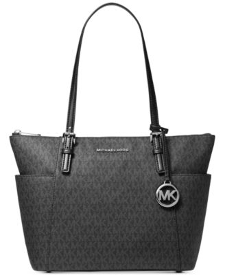 black and gold michael kors purse