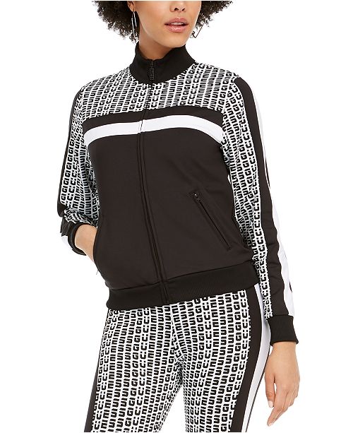 Guess Sport Logo Jacket Reviews Jackets Vests Macy S