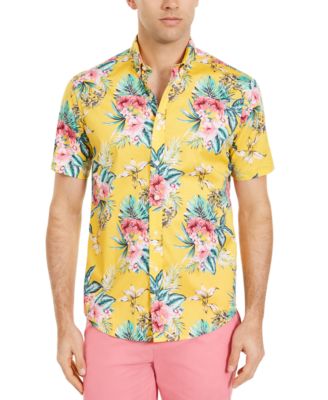macys mens floral shirt