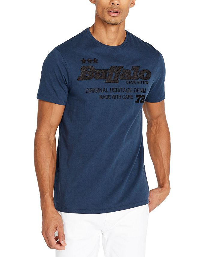Buffalo David Bitton Men's Embroidered Logo T-Shirt - Macy's