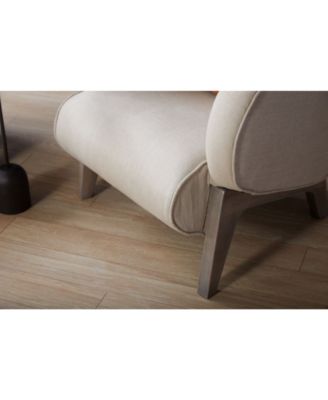 Accent Chair with Linen Upholstery