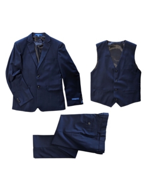 image of Perry Ellis Big Boys Slim Fit 3-Piece All Occasion Suits