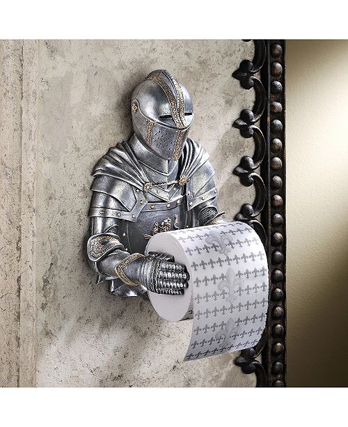 Design Toscano Knight To Remember Gothic Bath Tissue Holder Reviews Bathroom Accessories Bed Bath Macy S