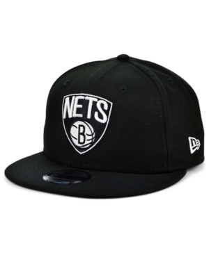 New Era Brooklyn Nets Black White 9fifty Snapback Cap
