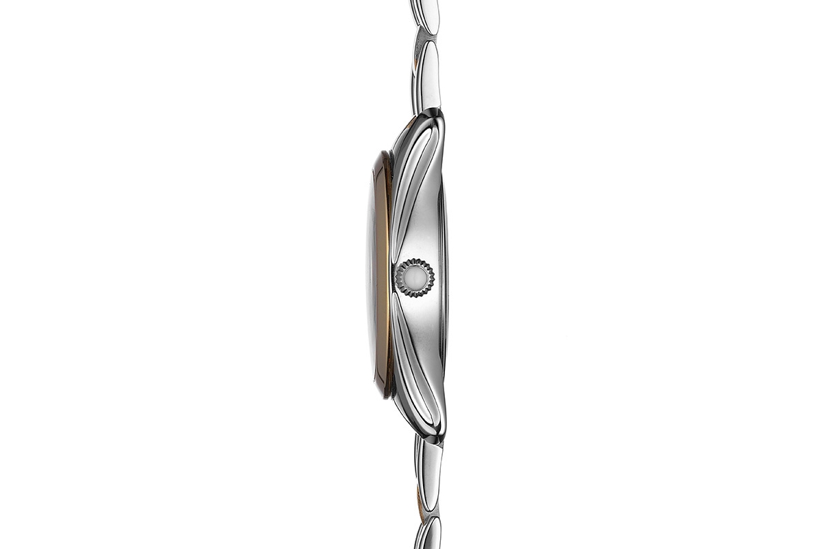 Shop Tissot Women's Swiss T-wave Two-tone Stainless Steel Bracelet Watch 30mm In Two Tone