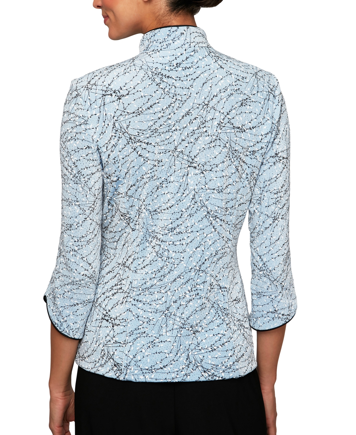 Alex Evenings Printed Jacket and Top Set