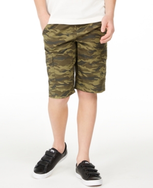 image of Epic Threads Big Boys Camouflage Canvas Cargo Shorts, Created for Macy-s