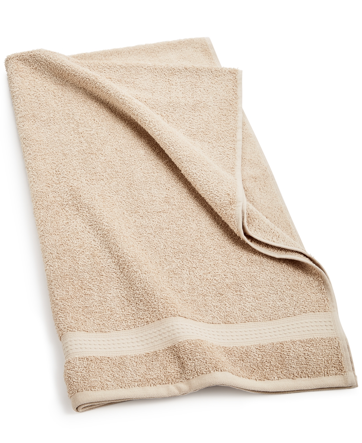 Home Design Cotton 27.6" x 54" Bath Towel, Created for Macy's - Sandstone